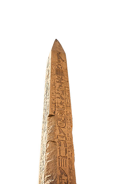 istock Luxor Temple Obelix Raemses II isolated on white nbackground 511207144