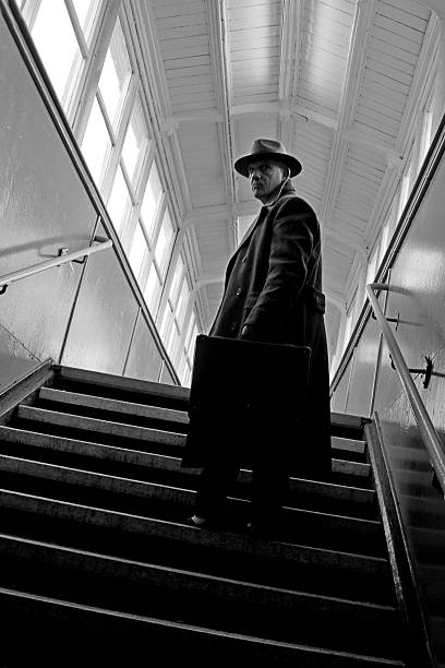 istock Film Noir style gangster 511208632