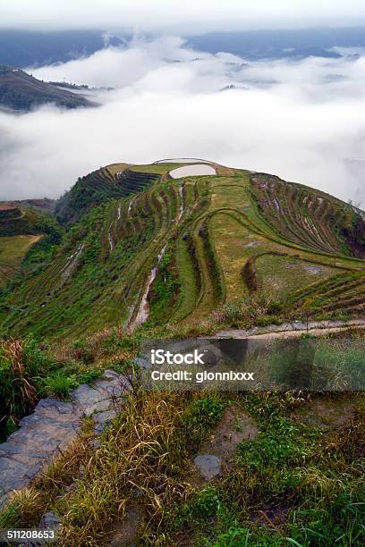 Longsheng Dragons Backbone Rice Terraces Guangxi China Stock Photo - Download Image Now