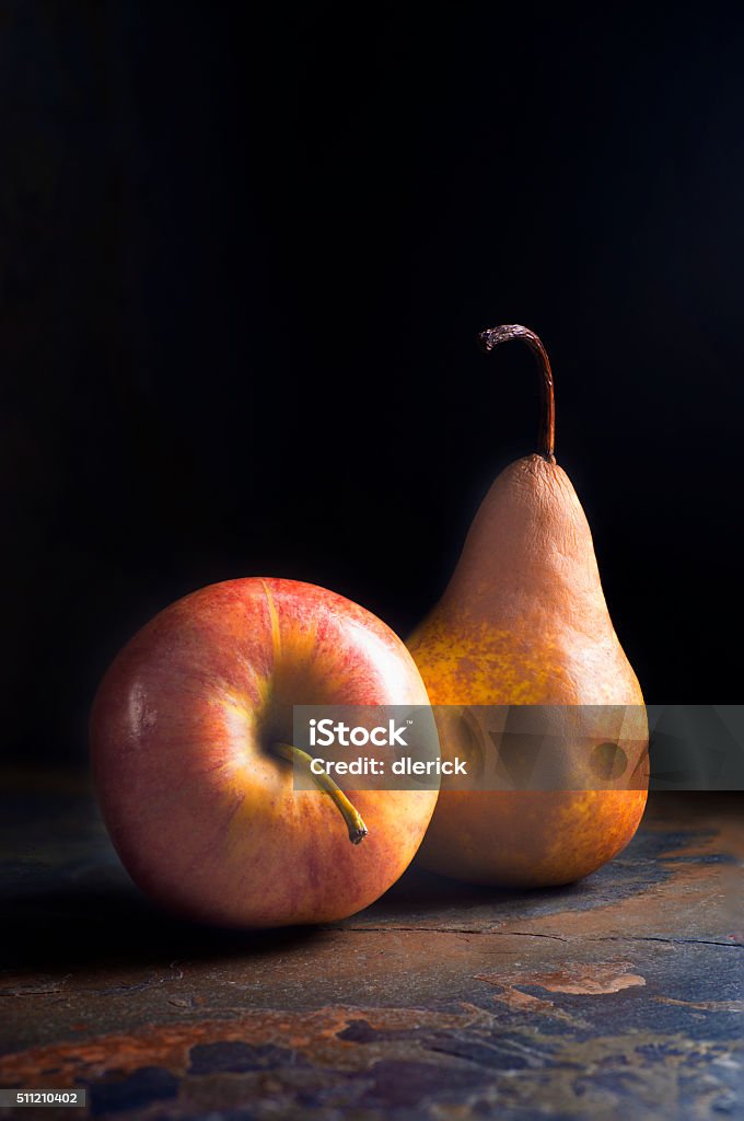 Food Still Life - Apple and Pear Food still life - apple and pear. Pear Stock Photo
