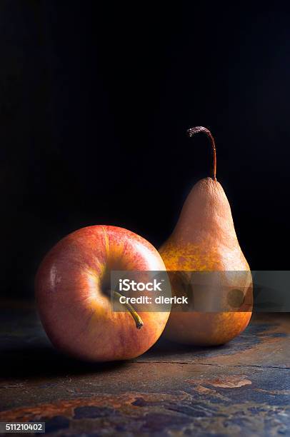 Food Still Life Apple And Pear Stock Photo - Download Image Now - Pear, Apple - Fruit, Still Life