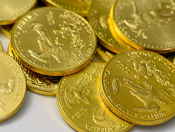 istock Gold coins closeup 511213874