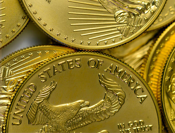 istock Gold coins closeup 511213958