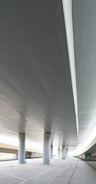 istock overpass bridge, low angle view at shanghai china. 511214419