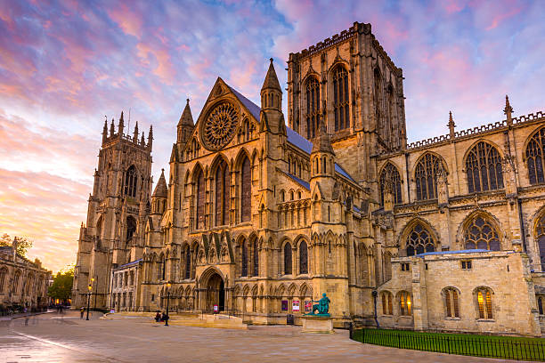 york minster, york, england, uk - north yorkshire stok fotoğraflar ve resimler