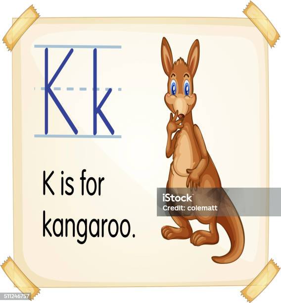 Letter K Stock Illustration - Download Image Now - Alphabet, Animal, Animal  Wildlife - iStock