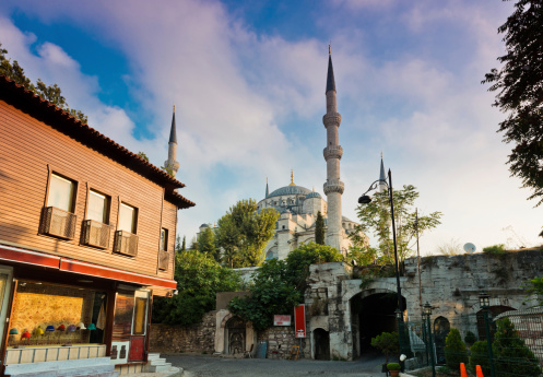 Istanbul, Turkey - November 20, 2023:Istanbul, Turkey - October 04, 2023:Bebek district is a neighborhood on the Bosphorus in Istanbul where wealthy people usually live. Local and foreign tourists spend time in the cafes and restaurants here throughout the day.