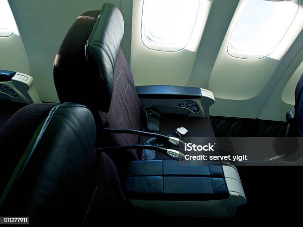 Aircraft Seats Stock Photo - Download Image Now - Blank Screen, Color Image, Device Screen