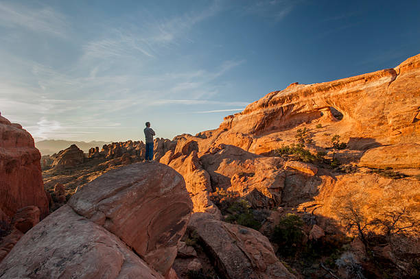 istock Hiker, Arches National Park 511280053