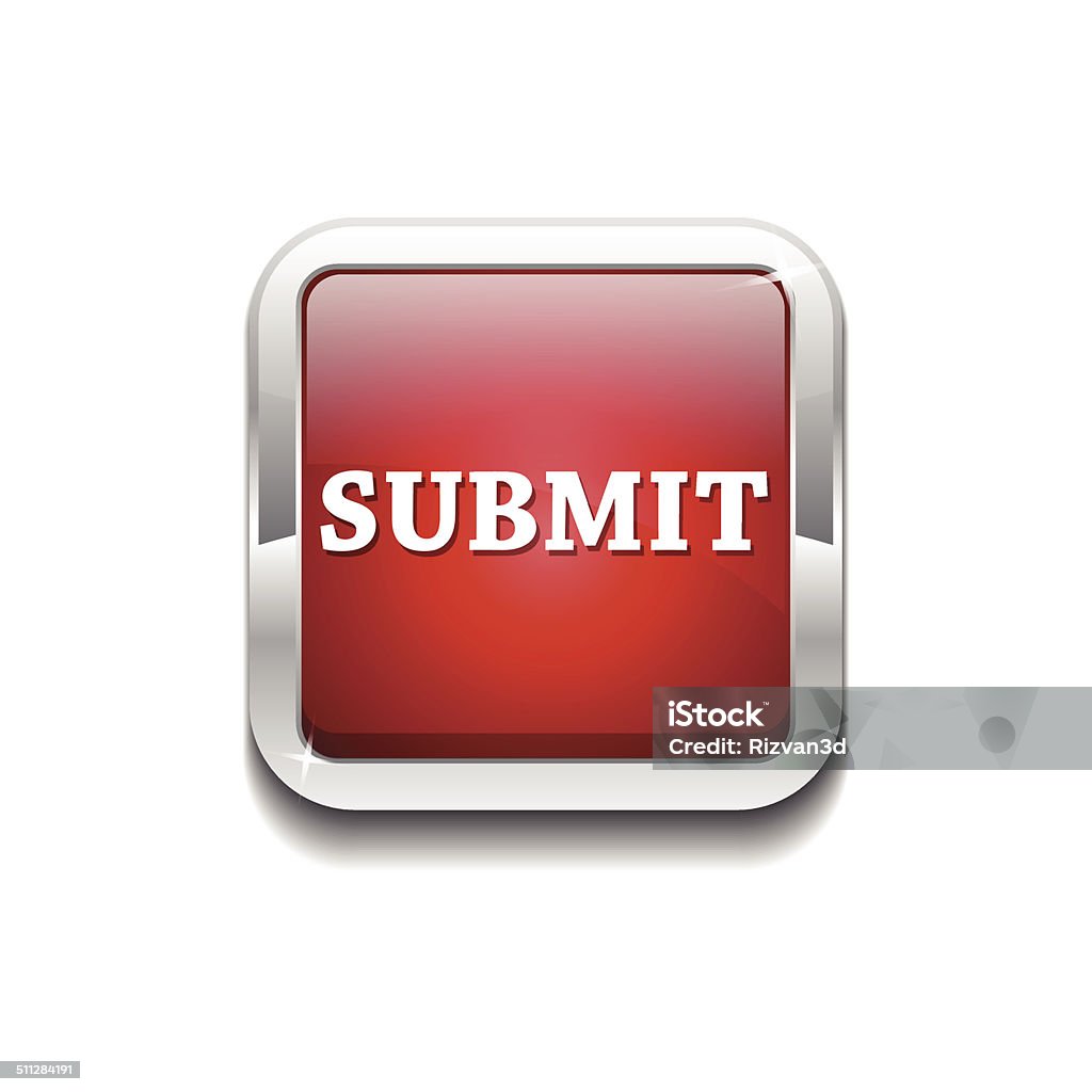 Submit Glossy Shiny Rounded Rectangular Vector Button Stock ...