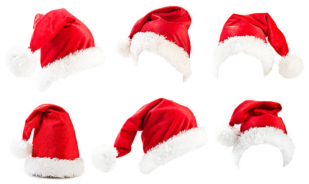 istock Santa Claus red hats 511284479
