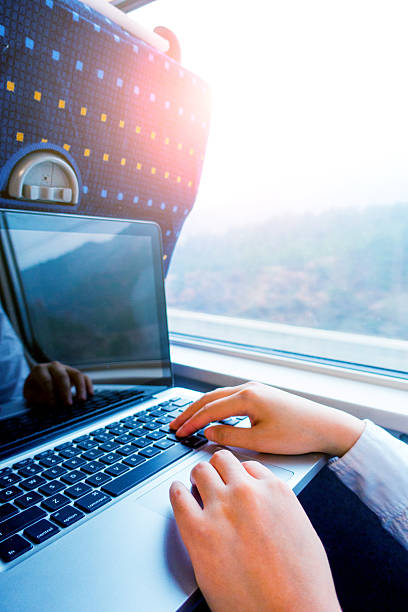 istock Woman typing on laptop 511300376