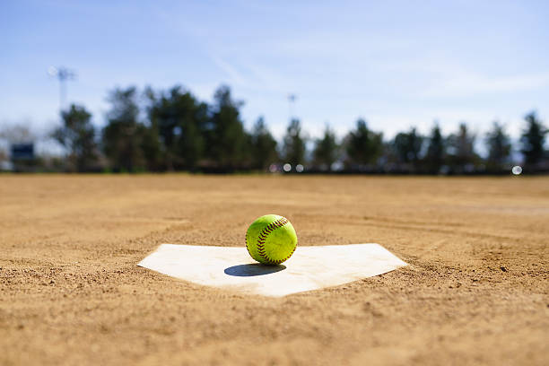 istock Baseball in a baseball field in California mountains 511300916