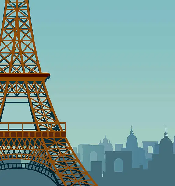 Vector illustration of Paris