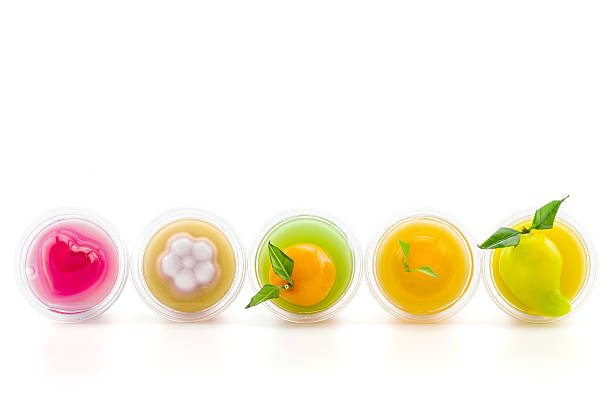 istock sweet fruit jelly fancy laminate on white background 511305730