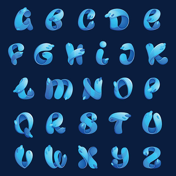 Wave Letteres 7,700+ Wave Alphabet Water Typescript Stock Photos, Pictures & Royalty ...