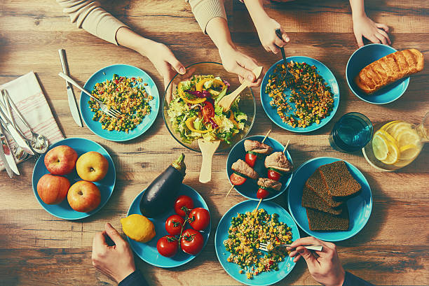 istock Enjoying  family dinner 511314852