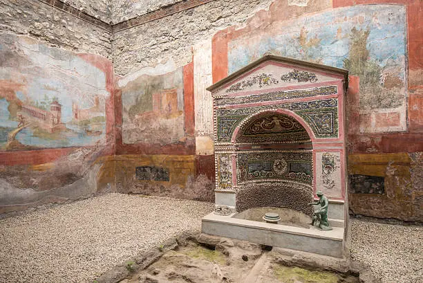 Photo of Interior of Casa della Fontana Piccola, Pompeii, Italy