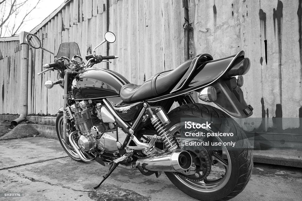 가와사키 제퍼 오토바이 강철에 대한 스톡 사진 및 기타 이미지 - 강철, 고풍스런, 공원 - Istock