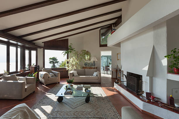 istock living room of a rustic house 511318346