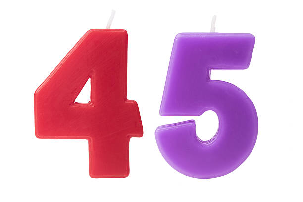 istock 45th birthday candles isolated 511319966