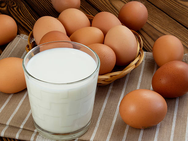 istock Eggs and a glass of milk 511320522