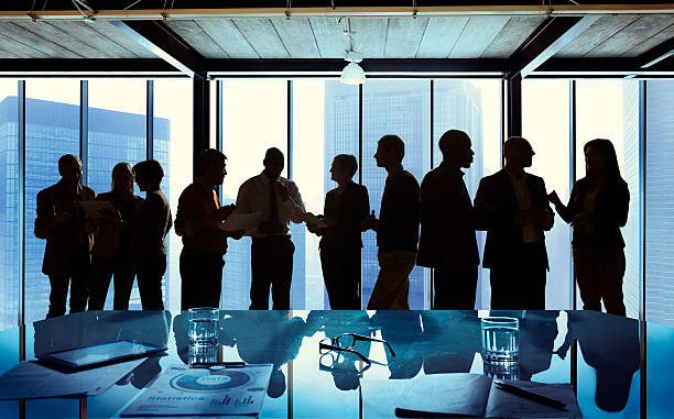 istock Group of Business Talking in a Meeting 511325917