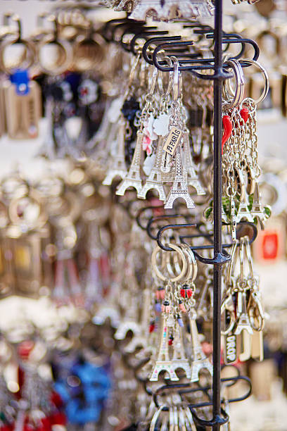 istock Eiffel tower trinkets in Paris, France 511326290