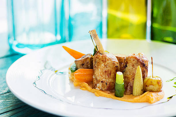Guineafowl Meat with Vegetables