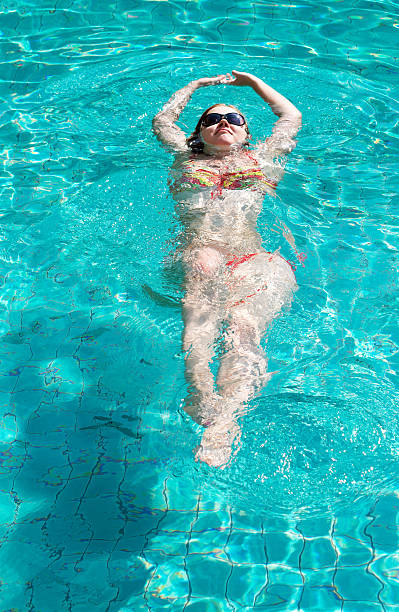 istock Young woman in swimming pool 511327187