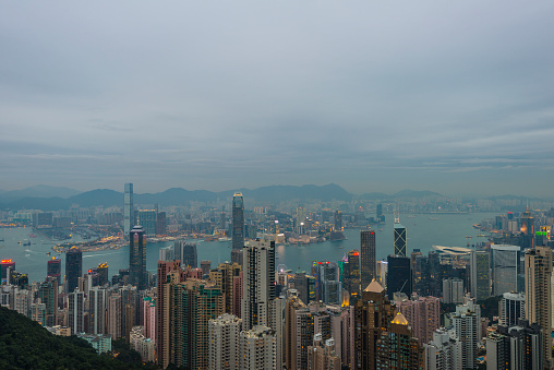 Victoria Harbor of Hong Kong