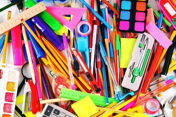 istock Stationery and school accessories. 511349153