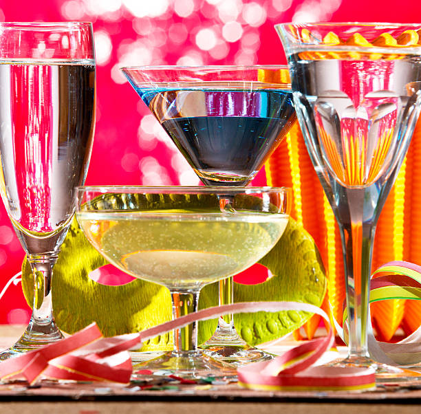 istock Wine Glasses And Carnival Mask 511350293
