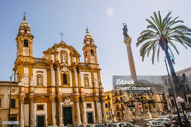 The Church And Oratory Of San Domenico Stock Photo - Download Image Now - Palermo - Sicily, Church, Architectural Column