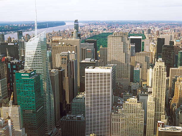 istock Aerial view of NYC. 511350643