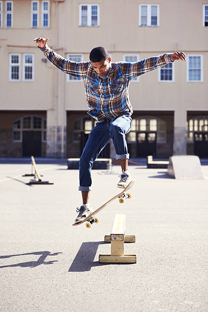 istock Getting good air on the ollie 511352561