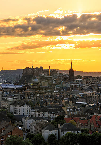 istock Sunset over Edinburgh Castle from The Crags 511354299