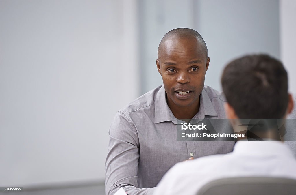 Leidenschaftlich, was er macht - Lizenzfrei Offizielles Treffen Stock-Foto