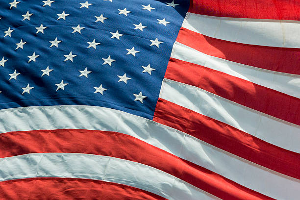istock Usa American flag stars and stripes while weaving 511356269