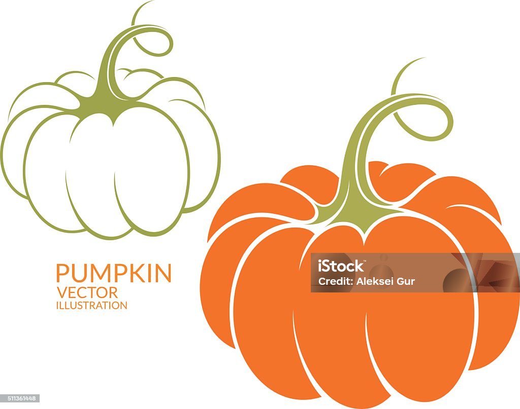 Pumpkin (EPS) + ZIP - alternate file (CDR)  Pumpkin stock vector