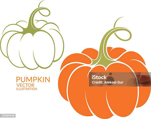 Pumpkin Stock Illustration - Download Image Now - Pumpkin, Vector, Autumn