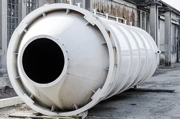 Photo of tank or container in the district of the lean factory