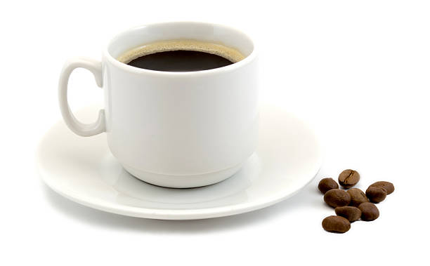 istock cup of coffee with coffee beans isolated 511368612