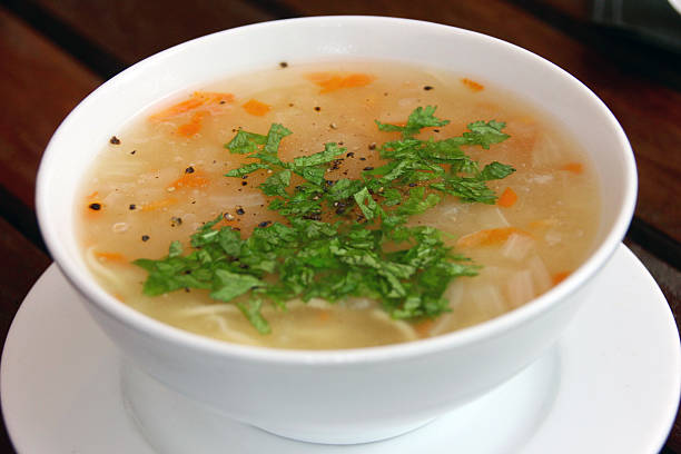 istock vegan Asian vegetables soup 511374354