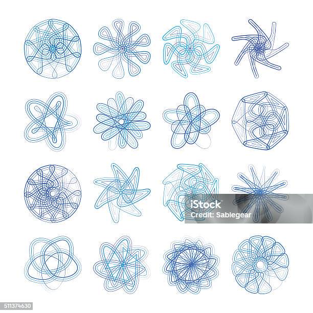 Normal Design Round Set Of Vector Round Design Elements Stock Illustration - Download Image ...