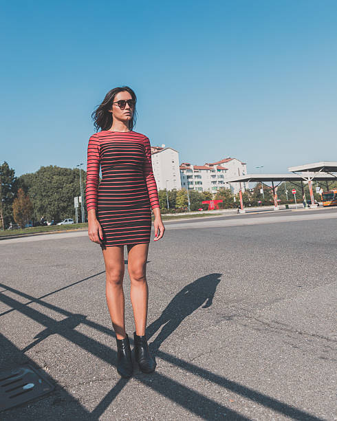 istock Beautiful girl posing in an urban context 511375430