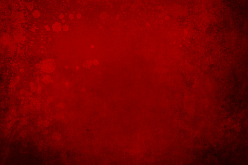 bright red background with blood splatters