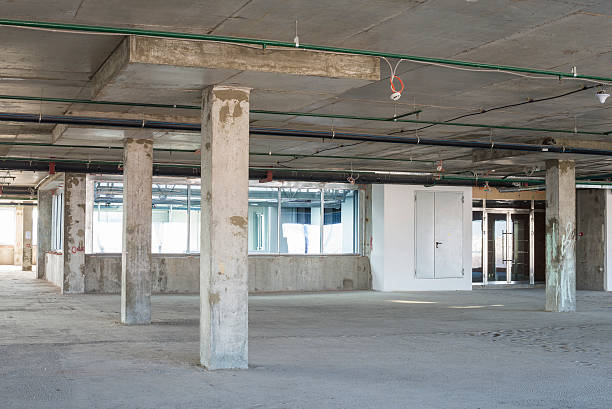 istock interior of business center under construction 511384374