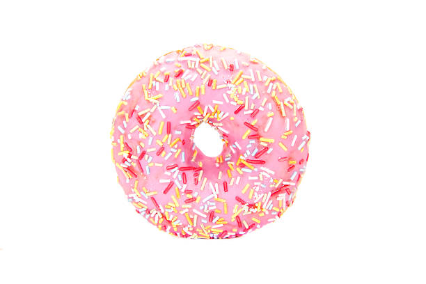 istock strawberry flavoured pink donut 511385840