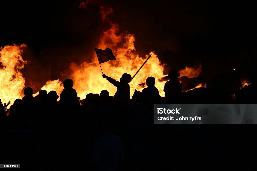 Revolution Revolution. Riot Stock Photo
